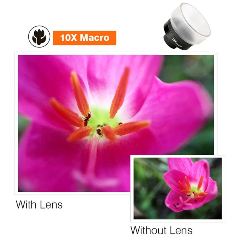 FFYY-PHOLES 4 в 1 комплект для объектива камеры сотового телефона широкоугольный