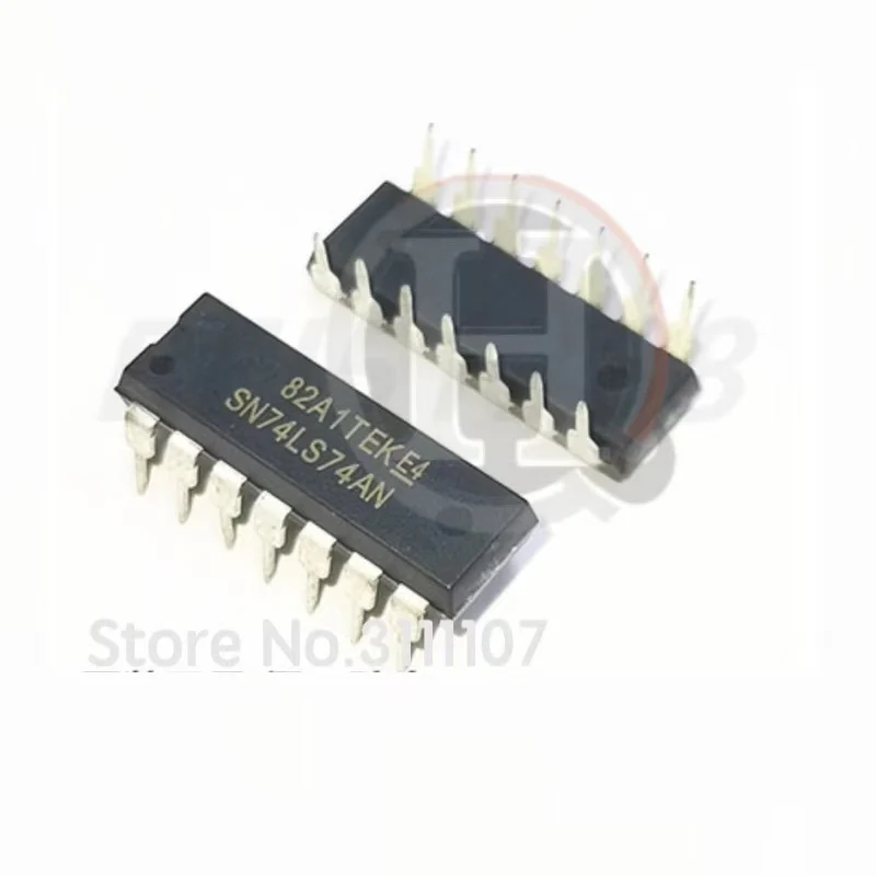 

10PCS/LOT HD74LS74AP DIP14 HD74LS74 DIP SN74LS74AN 74LS74 DIP-14 New