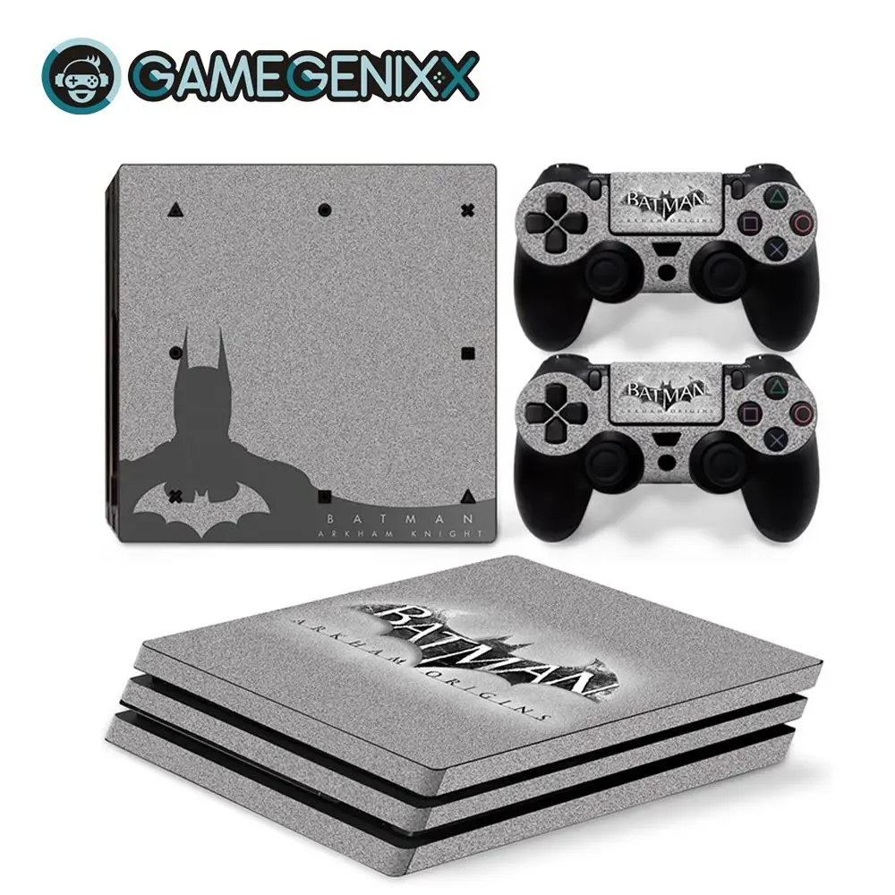 Наклейка на кожу GAMEGENIXX защитный винил наклейка для PS4 Pro консоли и 2 контроллера-Бэтмен