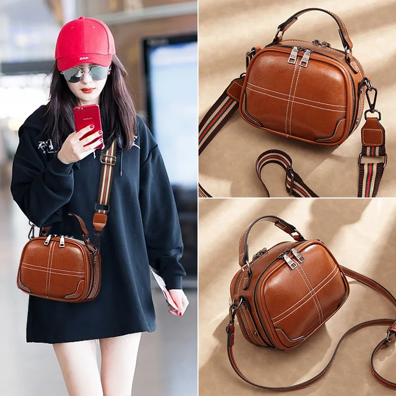 

2020 Small Vintage Bags For Women Pu Leather Tote Handbag Woman Messenger Ladies Shoulder Hand Bag Crossbody Bolsa Feminina AB11