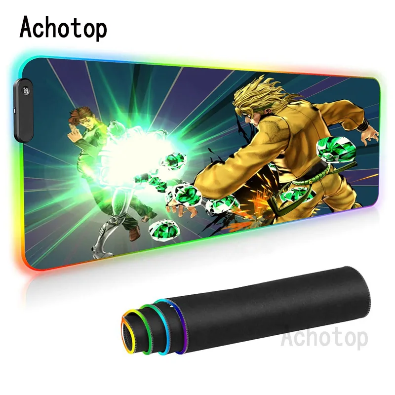 

JOJO Accessories Rgb Led Mouse Pad Gaming Play Mats Gaming Setup Mesa Gamer Backlit Mat Republic Of Gamers Mouse Mat Mouse Rgb