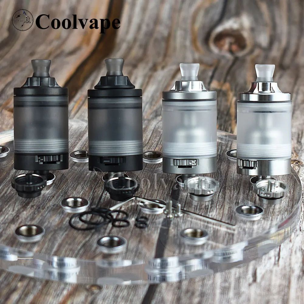Атомайзер coolvape Roulette Style MTL / DL RTA vs DVARW Rebuildable 3 5 мл Tank Vape (MTL DL) 22 мм 316ss|Атомайзеры
