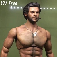 16 scale muscle strong thick chest wide shoulder body youth edition male soldier accessory model film star toys