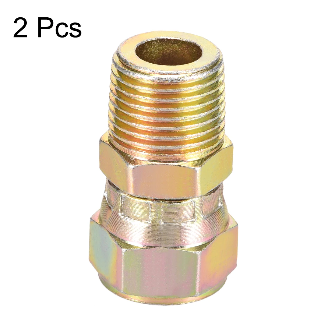 

Hose Swivel Joint 1/2PT Male Pipe x G1/2 Female Pipe Anti-Twist Hose Fitting for Pressure Power Washer Hoses 2Pcs