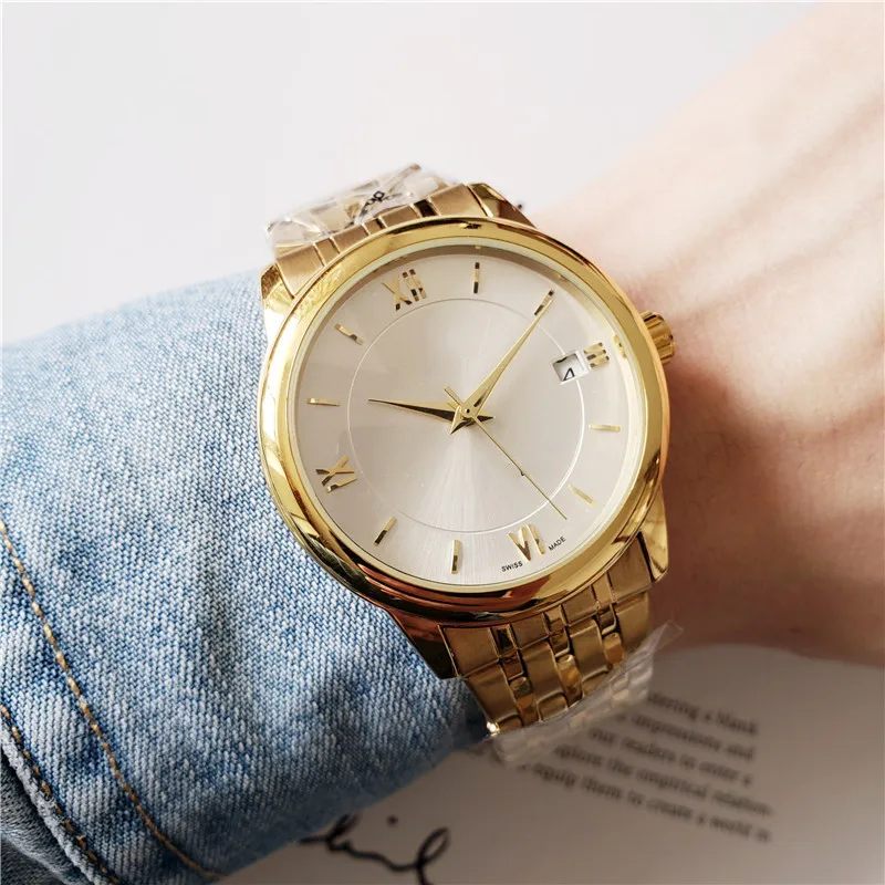 

Men's Watch Brand Watch Quartz Watch Men's Watch Fashion Men's Watch Steel Band Watch Casual Watch Calendar Watch Belt Watch