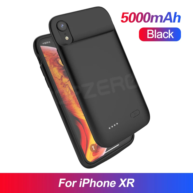 2 For XR Зарядное устройство чехол для iPhone 5 5S SE 6 6S 7 8 Plus X XS XR XS MAX 11 Pro MAX Универсальное портативное зарядное устройство чехол - Цвет: 2 For XR