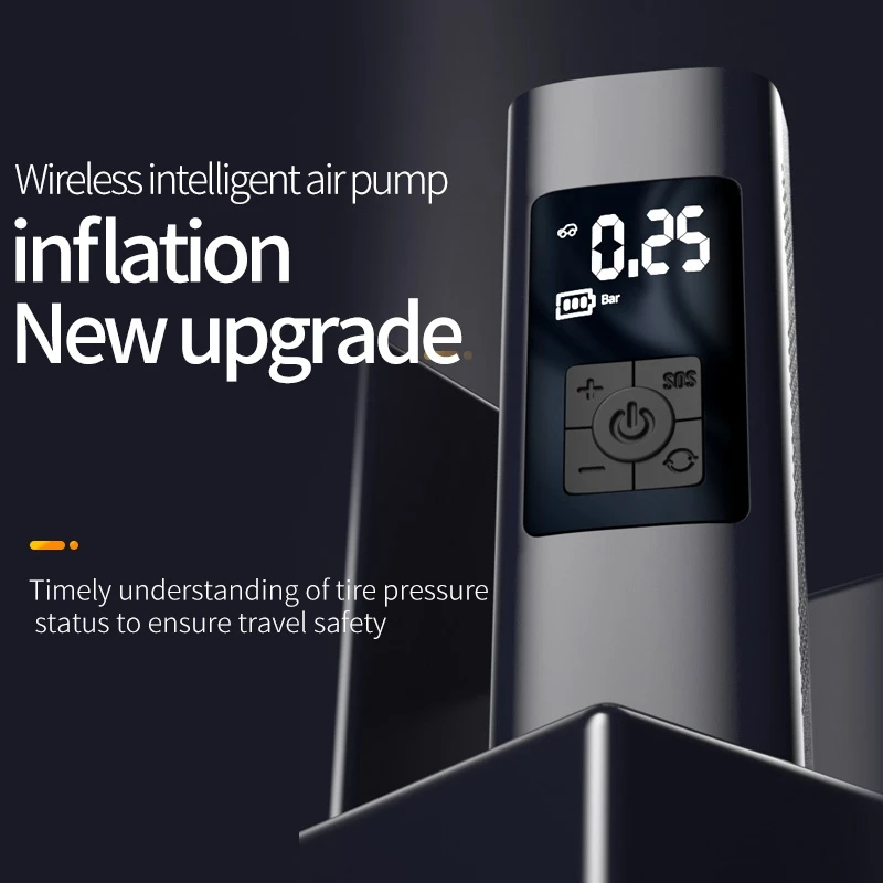 Online Bomba De Aire Inalámbrica De 150PSI, Compresor De Aire Portátil, Inflador De Neumáticos Recargable Para Coche, Bicicletas, Exteriores