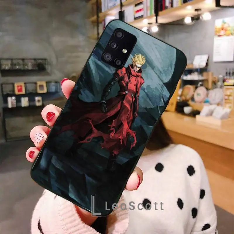 

TriGun Stampede Wolfwood Phone Case For Samsung A40 A50 A51 A71 A20E A20S S8 S9 S10 S20 Plus note 20 ultra 4G 5G