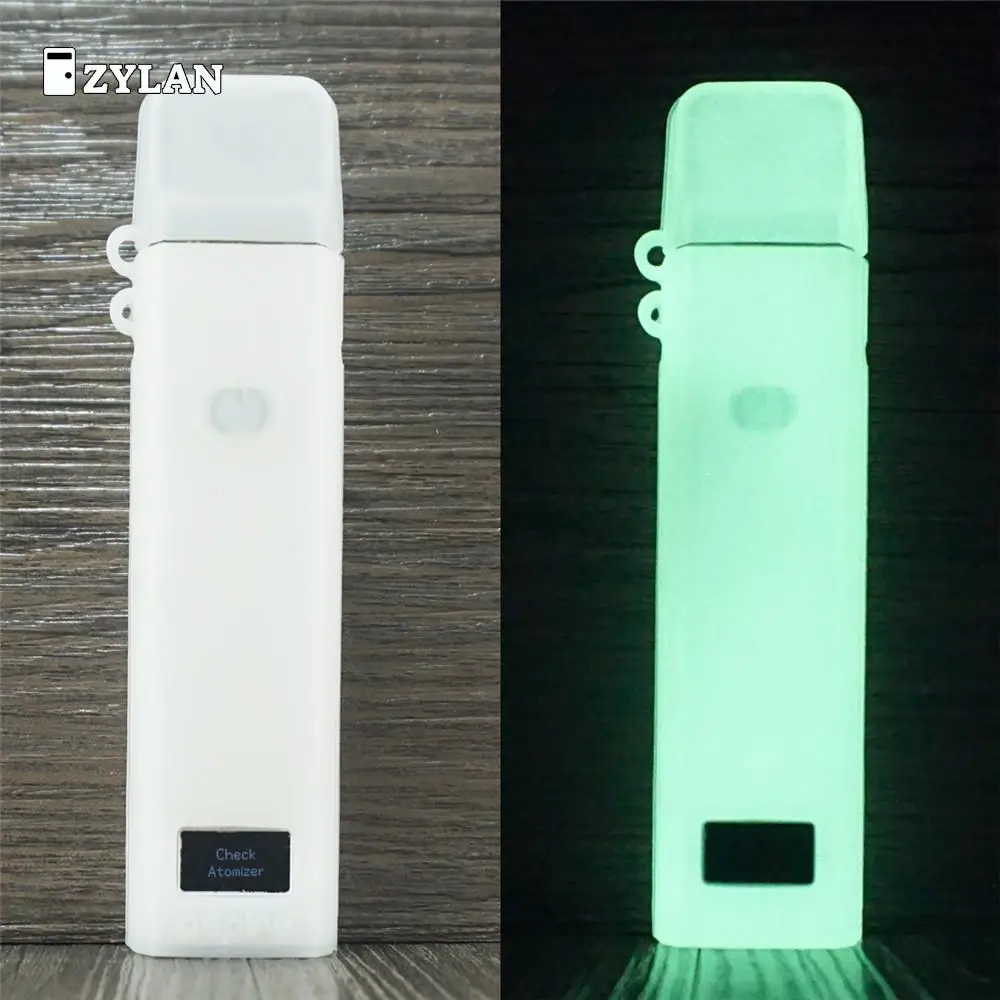 

1pc/lot Fashion Black Clear Luminous Rubber Case Cover for Aspire Favostix Bag Shell for Aspire Favostix