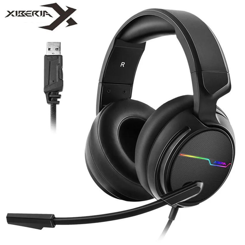 Оригинальная игровая гарнитура Xiberia V20 для PS4 новая Гарнитура xbox One с USB + 3 5 мм/USB 7 1