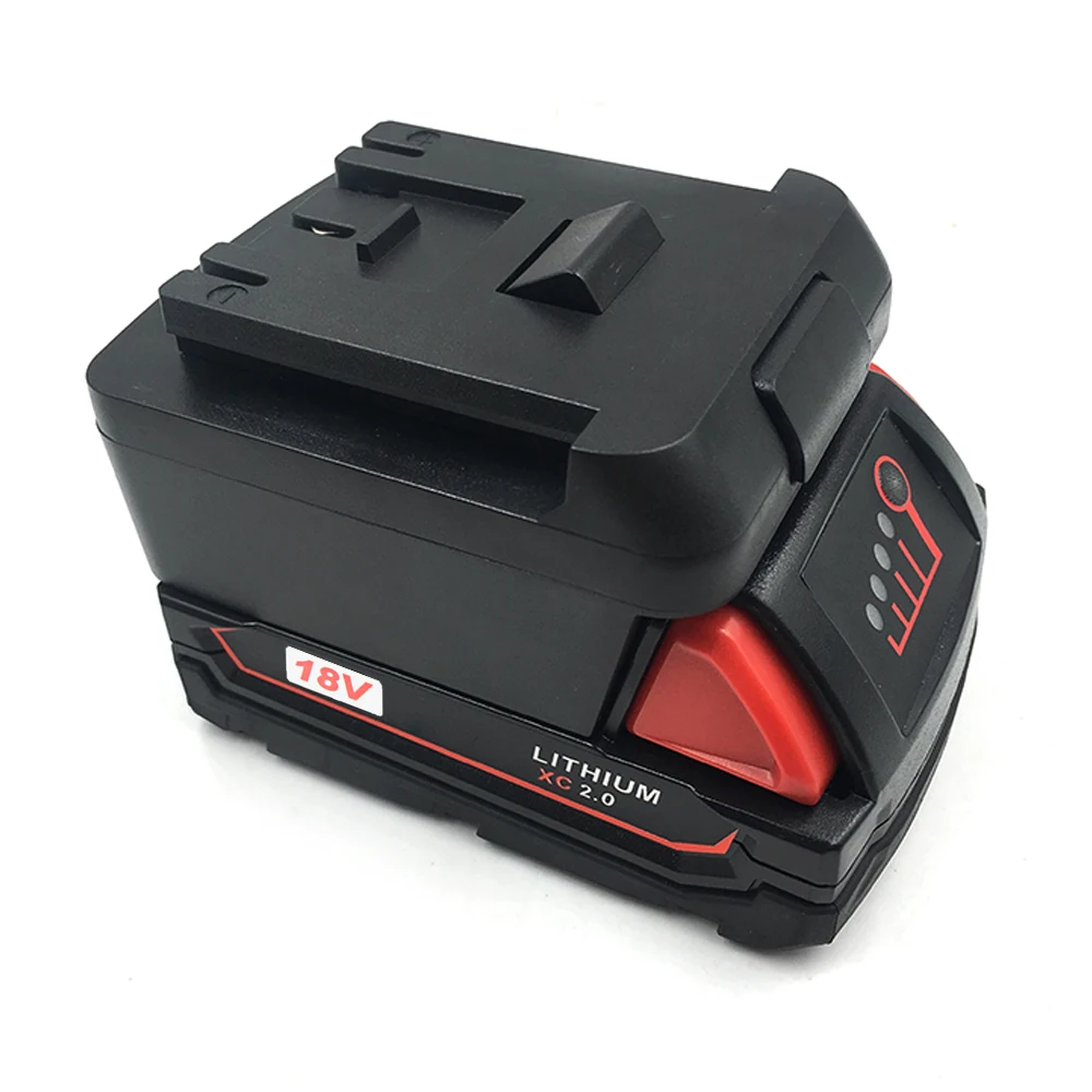 Battery Adapter Converter for Milwaukee M18 18V Li-ion Batte