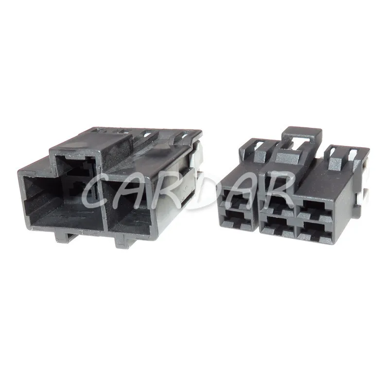 

1 Set 6 Pin 7123-6366-30 6.3mm Car Auto Electrical Wiring Cable Socket Plug