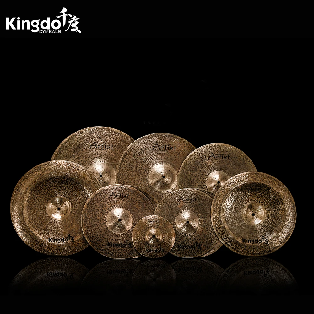 Набор тарелок Kingdo B20 Artist Dark набор для барабанов 14 + 16 18 20 Дюймов 5 шт. | Спорт и