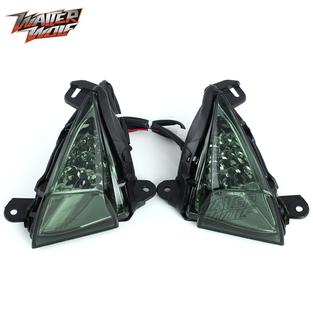 Передний светодиодный указатель поворота для KAWASAKI ZX-14R ZX14R ZZR мини 1400 2008-2020