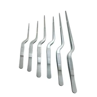elbow tweezers anti static hand tool clear clip 14cm 30cm stainless steel maintenance repair tool kit craft tweezers