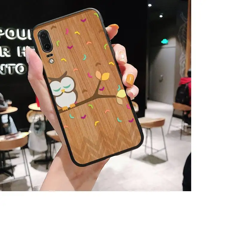 

Cute Owl Hearts Lover Christmas Phone Case For Huawei P20 P30 P9 P10 plus P8 lite P9 lite Psmart 2019 P20 pro P10 lite