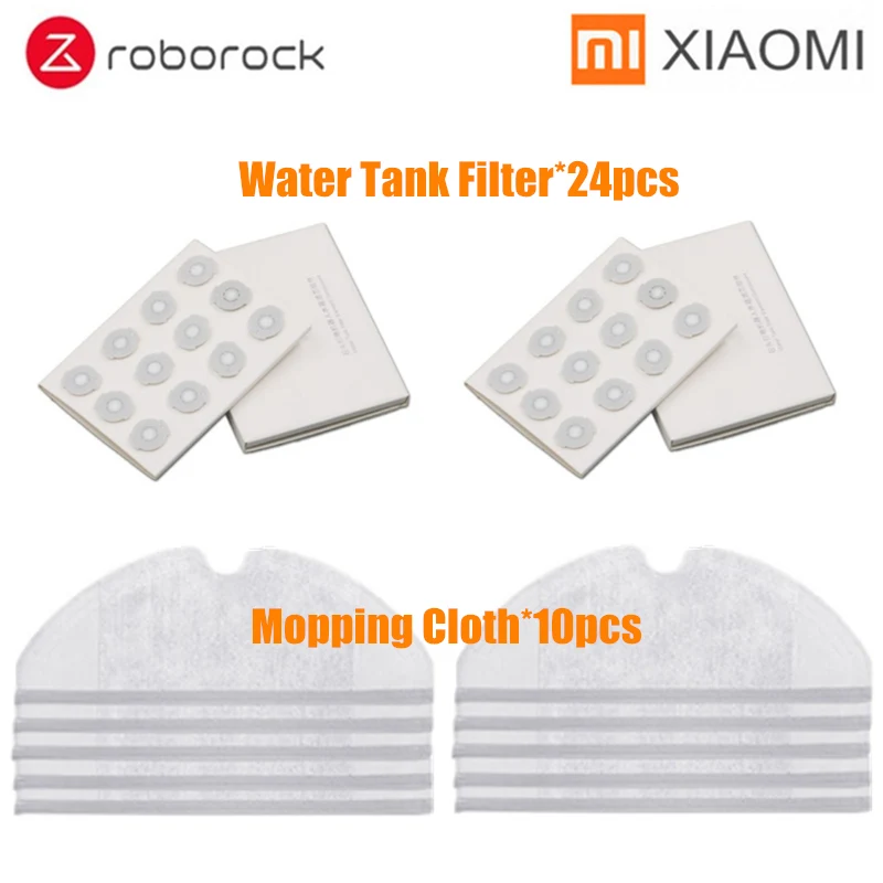 roborockmopZUHE-34 Xiaomi Roborock S50 S51 части швабры тряпки резервуар для воды фильтр для Xiaomi пылесос аксессуары Поколение 2 Сухой Влажной швабры тряпки - Цвет: roborockmopZUHE-34