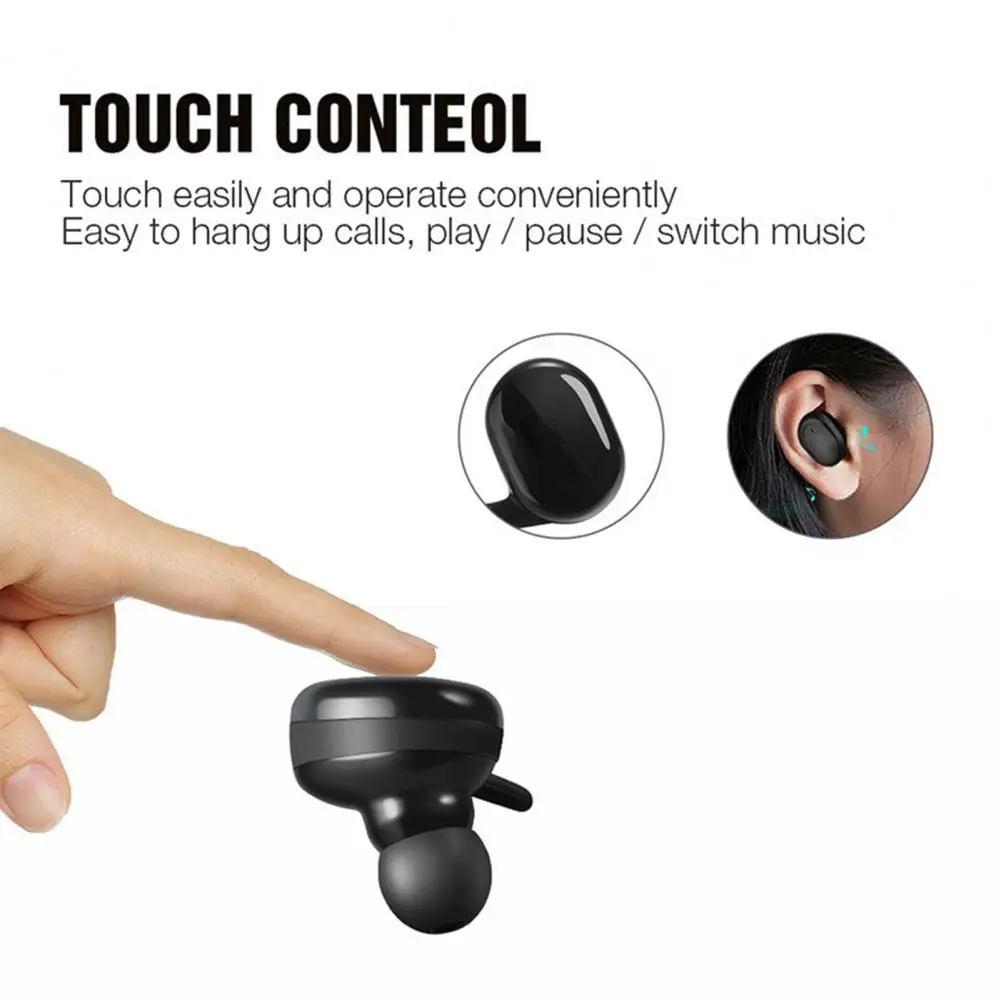 

TWS Ear Plugs Waterproof Mini Simple Music Earphone for Sport