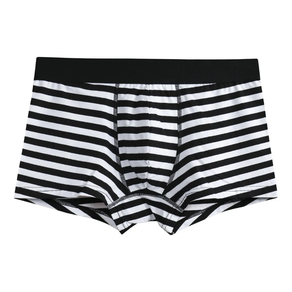 A0125 Black L1 Мужские хлопковые мягкие Unerpant мужское Мужское нижнее белье, боксеры с коротким мошонком, забота о капсулах, функция молодежного здоровья, сеульские выпуклые трусы-боксеры - Цвет: A0125 Black L1