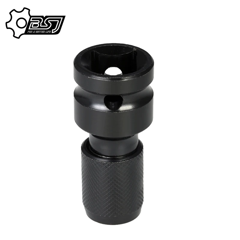 

1/2'' Square to 1/4'' Hex Shank Socket Adapter Quicker Release Converter for Impact Wrench Length 5cm Mayitr