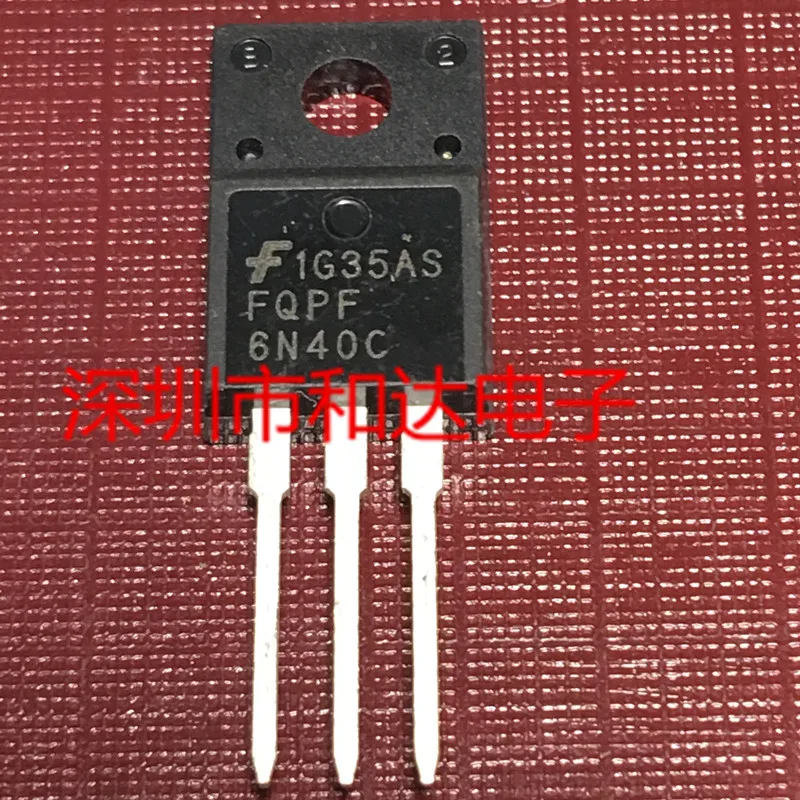 

5 шт. FQPF6N40C TO-220F 400V 6A