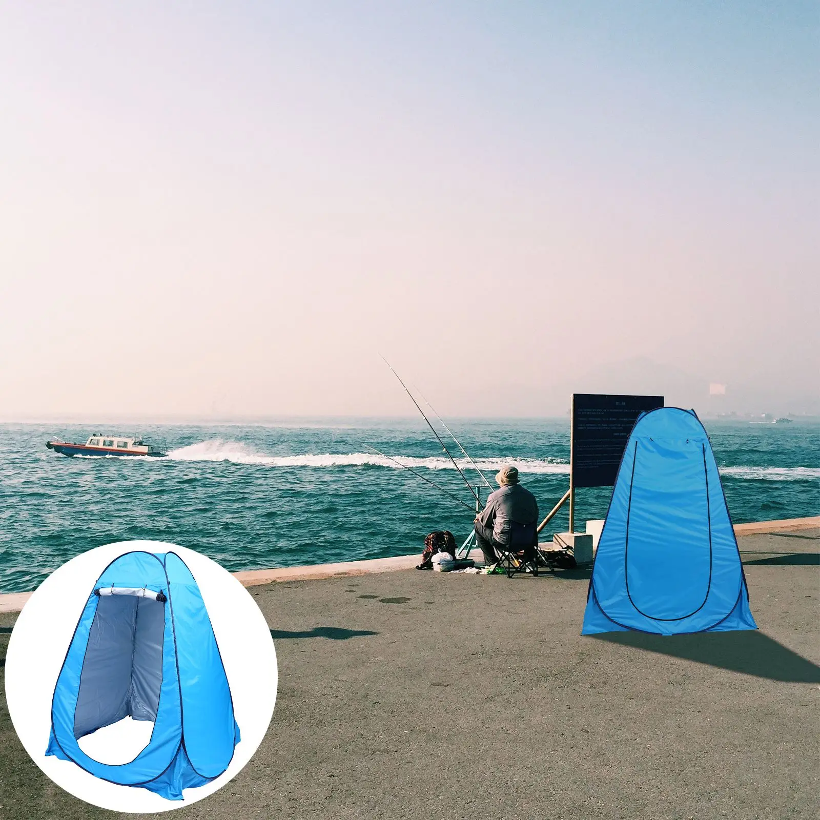 

Outdoor Camping Traveling Durable Colorful Tents Changing Room Shower Tent