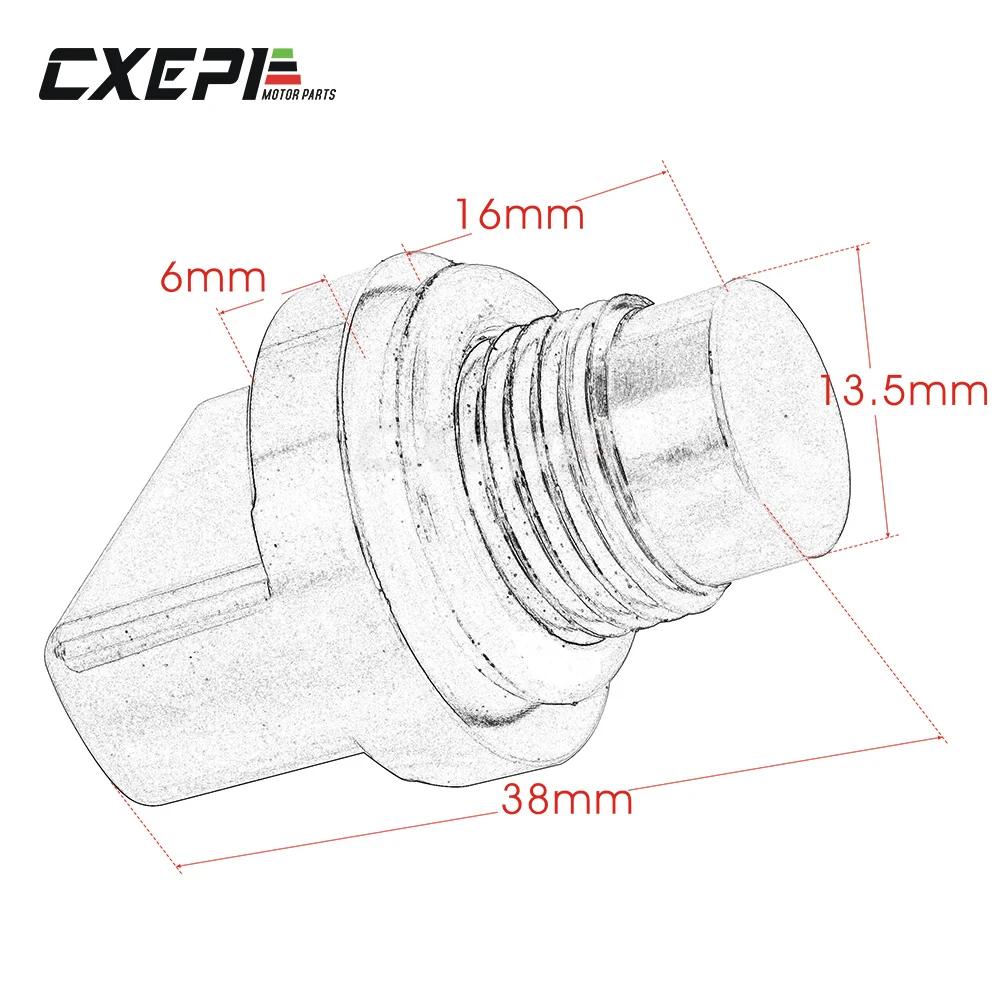 

Orange Motorcycle CNC Aluminum Engine Magnetic Oil Drain Plug For KTM DUKE 390 2013-2019 DUKE 125/200 Duke 250 2017 2018 2019