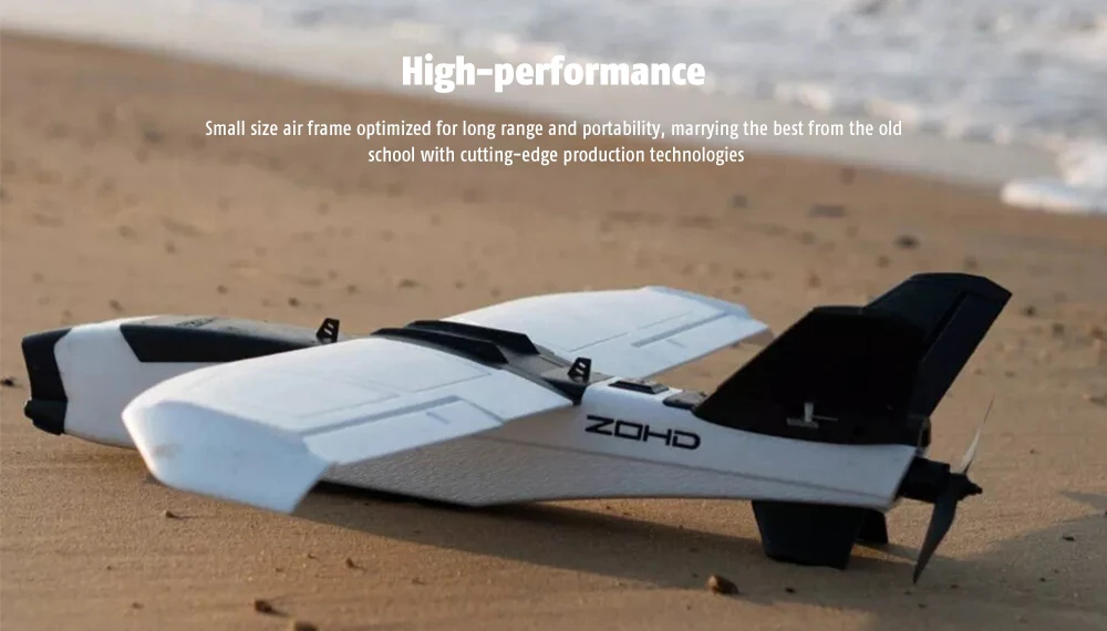 ZOHD Talon GT Rebel 1000 мм размах крыльев V-tail FPV RC самолет-PNP Высокая производительность Блестящий воздушный уличный Дрон игрушки для детей