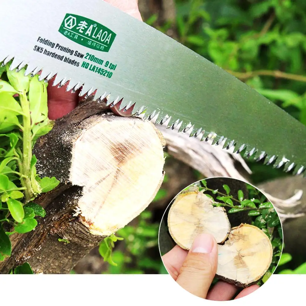 Садовая пила LAOA портативная складная для обрезки сделай сам|Пила| |