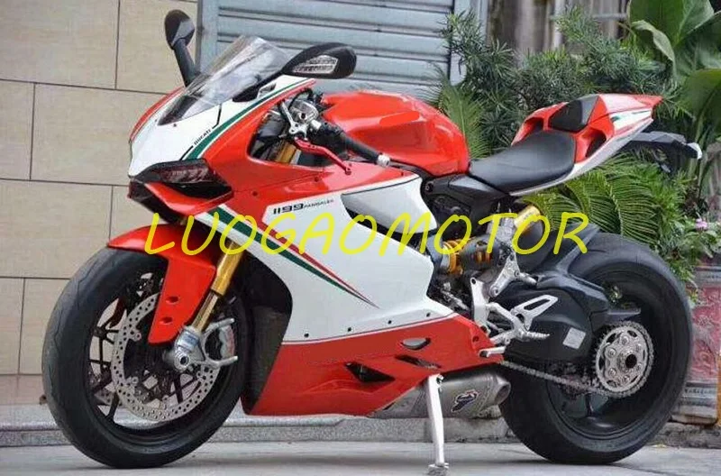 

Injection Full Tank Back Cover Bodywork Fairing kit for White Orang DUCATI 899 1199 Body kits 899S 1199S panigale 2012 2013 2014