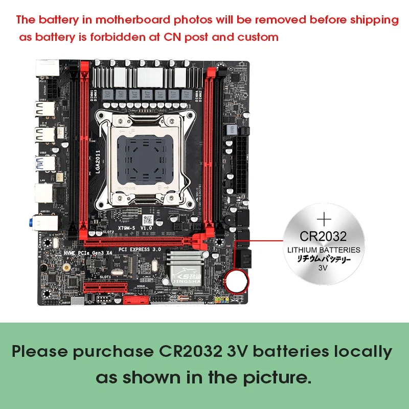 Материнская плата JINGSHA X79 Xeon E5 2650v2 LGA 2011 4 шт. x 8 ГБ = 32 Гб 1600 DDR3 память ECC REG usb3.0 sata3.0 |