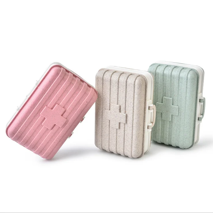 Портативный контейнер для таблеток в скандинавском стиле 6 сеток диспенсер