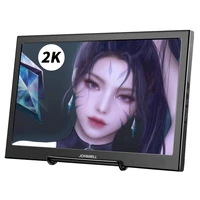 2k portable monitor 10 1 inch 25601600 ips pc monitor lcd computer display with 2 mini hdmi 5v usb for ps4 pc raspberry pi
