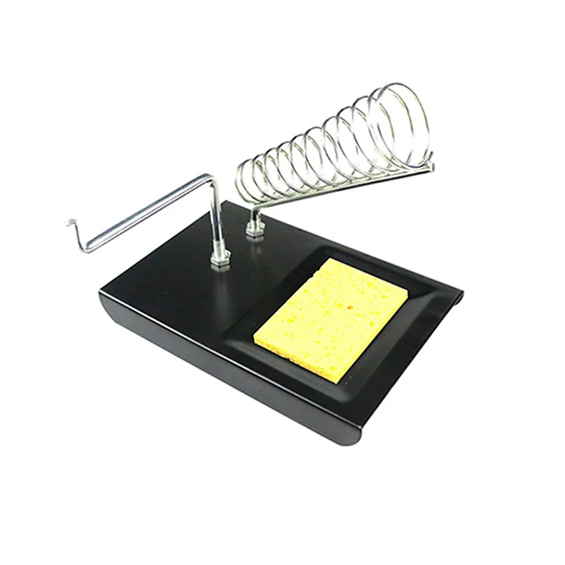 

Подставка для электрического паяльника, держатель для паяльника с губкой для сварки и очистки, устойчивый к высоким температурам, сварочные аксессуары