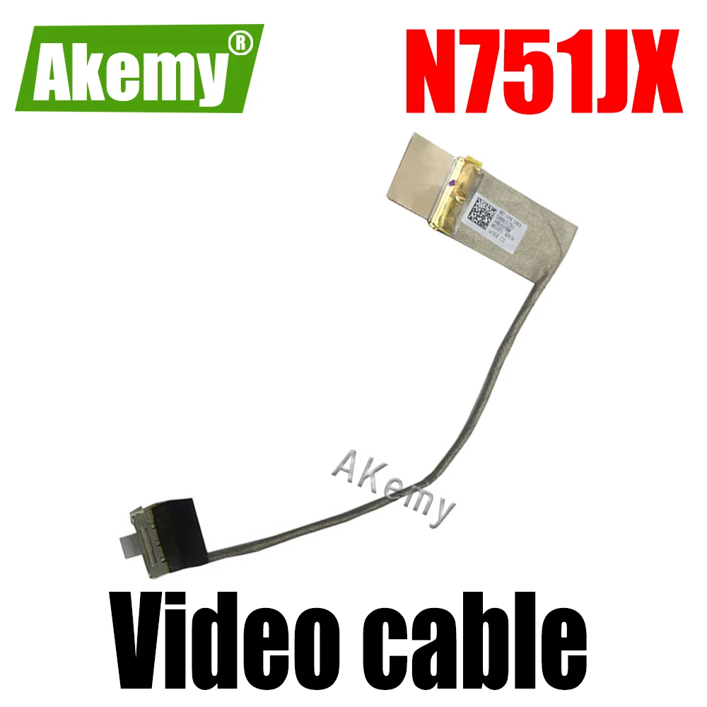 

New Laptop notebook LVDS EDP cable For Asus N751JX N751JX N751JK N751J Video cable DD0BK3LC010 DD0BK3LC100 30 PIN