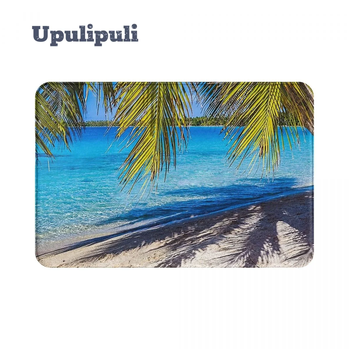 Shadows On The Beach Carpet Soft Rug Non-Slip Tropical Seascape Hawaii Absorbent Mat for Home Bathroom Bathtub Shower Mats | Дом и сад