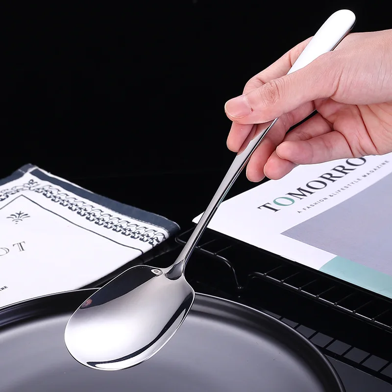 25 см большая ложка общественная палочки для еды углубление и утолщение 304 посуда