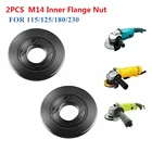 2 шт. M14 нить угловая шлифовальная машина фланцевые гайки набор замена для угловая шлифовальная машина Makita Шлифовка инструмент Аксессуары