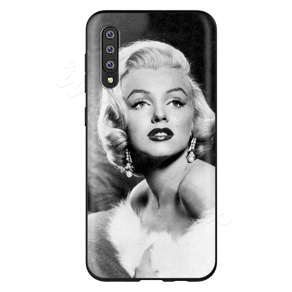 5 Webbedepp Мэрилин Монро Чехол для samsung Galaxy S7 S8 S9 S10 Edge Plus Note 10 8 9 A10 A20 A30 A40 A50 A60 A70 - Цвет: 5