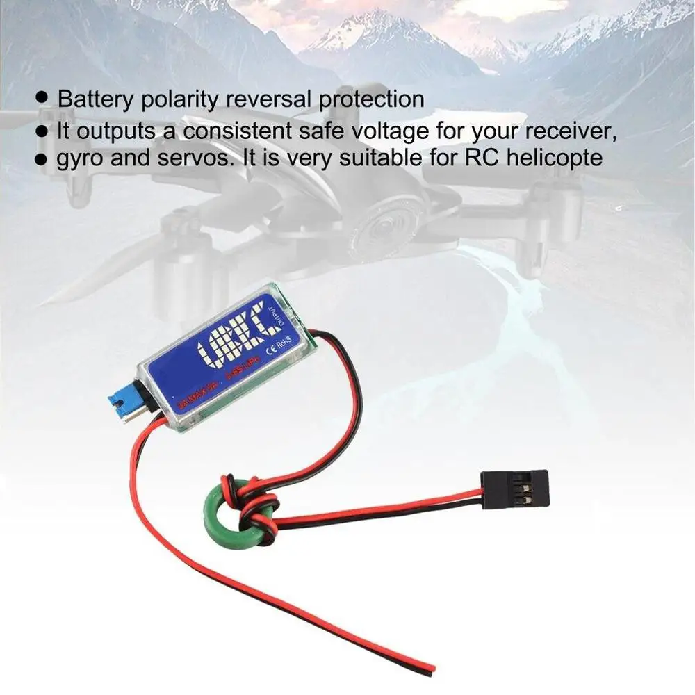 

Hot sale high quality 5V/6V RC UBEC 3A Max 5A Lowest RF Noise BEC Full Shielding Antijamming Switching Regulator free shipping