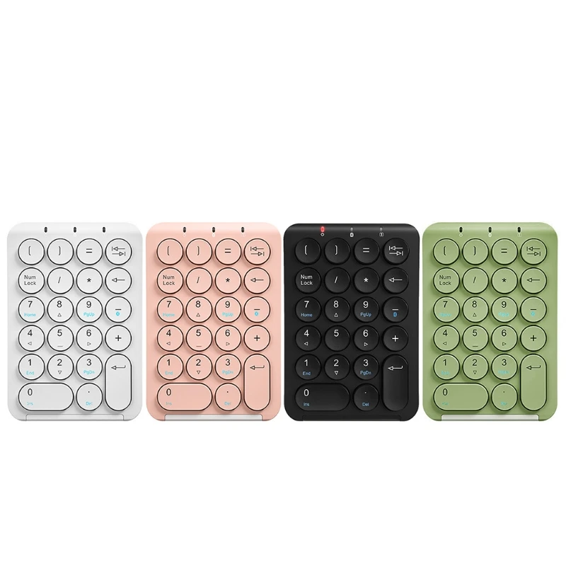 

Bluetooth-compatible Number Pad 22 Keys Numeric Keypad Portable Wireless Keypad