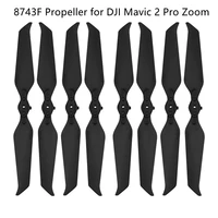 quick release 8743f propeller props for dji mavic 2 pro zoom low noise nylon fiber blade noise reduction fan drone accessories