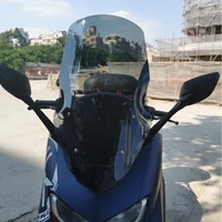 modified motorcycle nmax155 nmax2022 adjustable windscreen bracket set windscreens windshield for yamaha new 2020 nmax155 2021