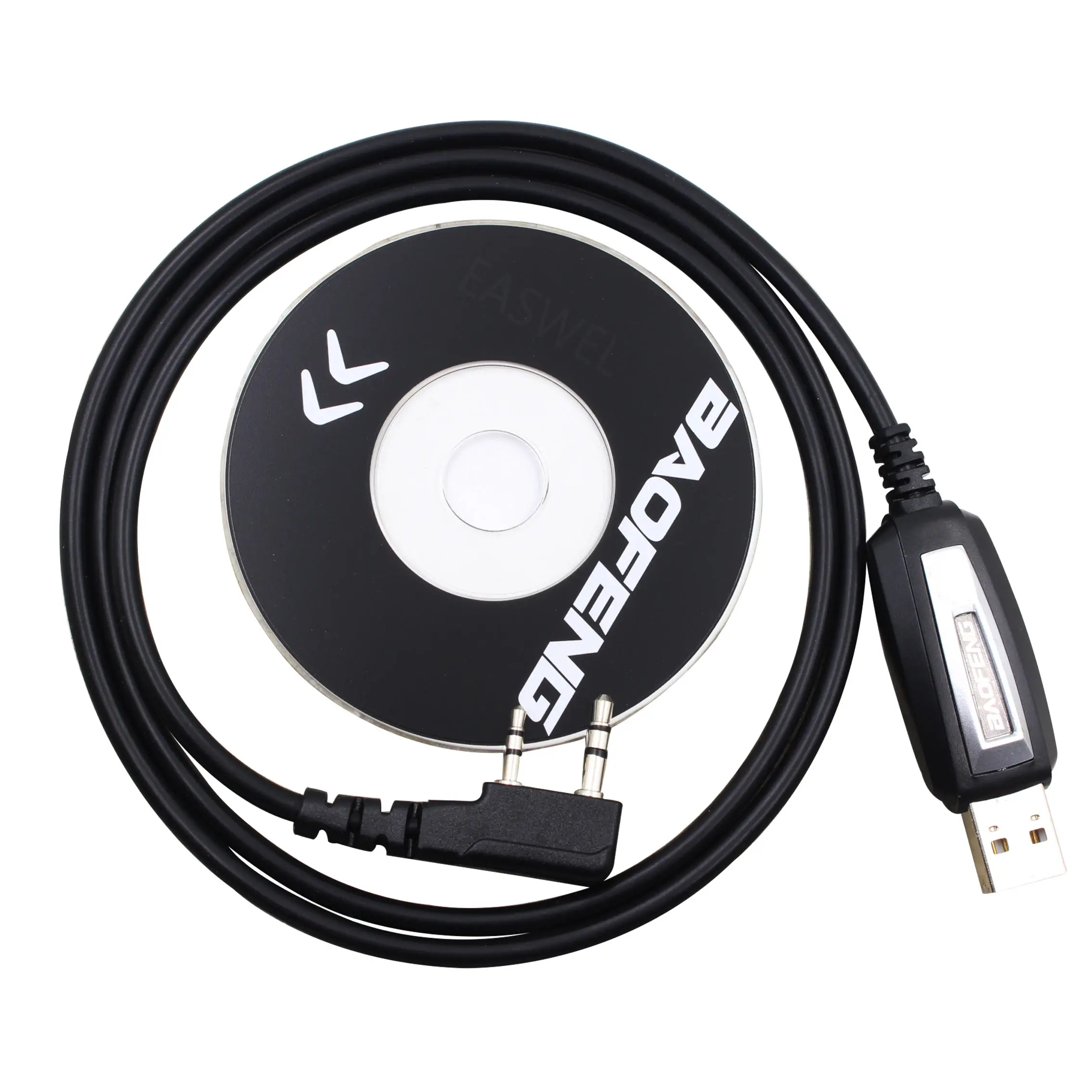 2 Pin USB Кабель для программирования+ CD для Kenwood радио TK-3101 TK-3102 TK-3107 TK-3118 TK-3160 радио Linton LT-2288 LT-3288 LT-6288