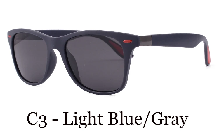 C3 Polarized light LVVKEE классические квадратные поляризованные солнцезащитные очки для мужчин и женщин, брендовые дизайнерские Винтажные Солнцезащитные очки для вождения, мужские очки UV400 Gafas De Sol - Цвет линз: C3 Polarized light