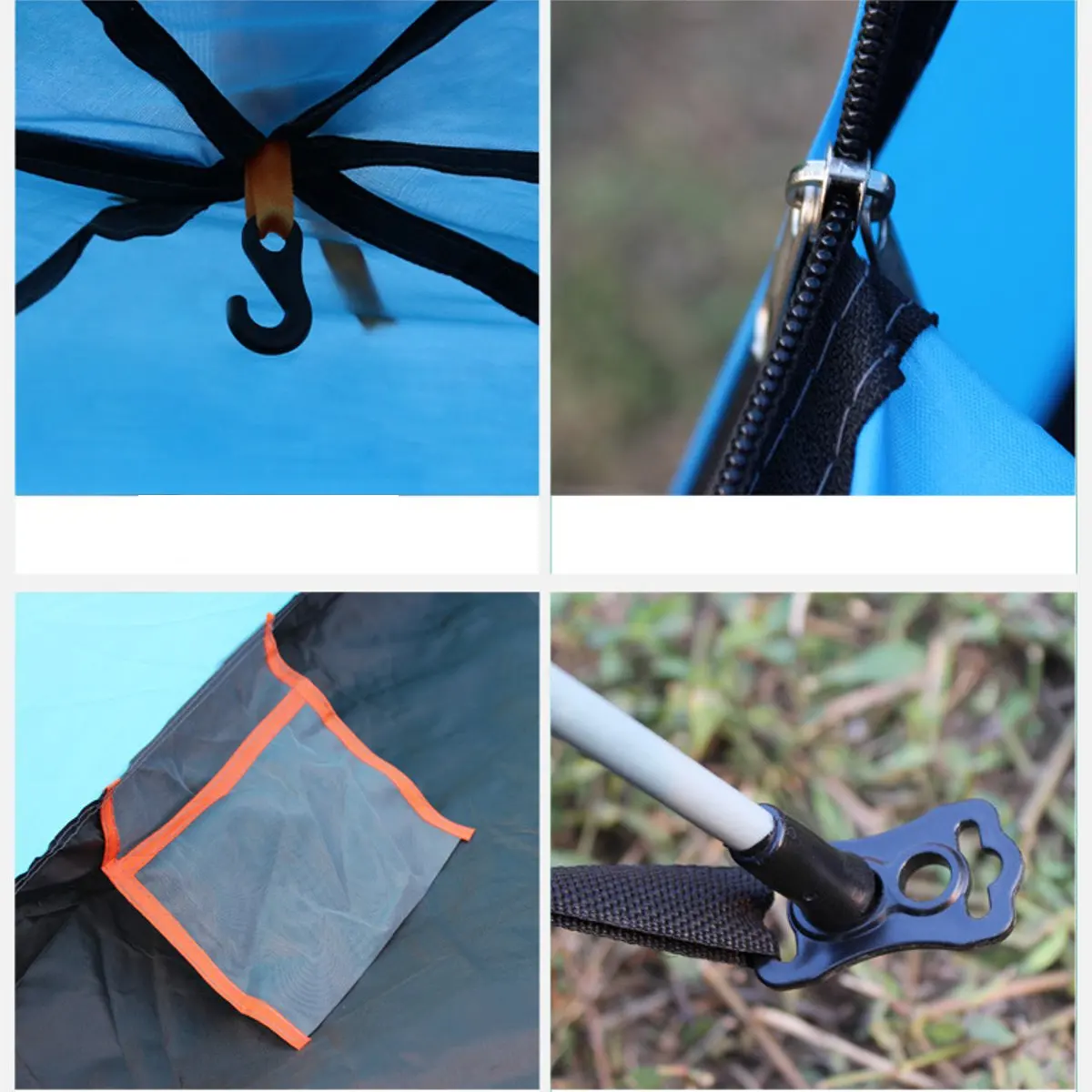 

Automatic Camping Tent 5-8 Person Easy Setup Tent Outdoor Hiking Beach Tent Anti-UV Sun Protection Shelter with Storage Bag