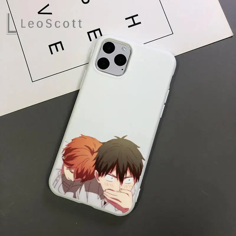 

Given Anime cute funny Phone Case Candy Color for iPhone 11 12 mini pro XS MAX 8 7 6 6S Plus X 5S SE 2020 XR
