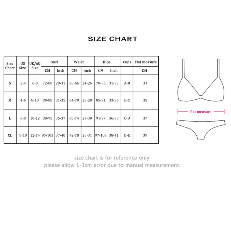

Summer New Sexy Women Bikini Sets Padded Bra Thong Bottoms Swimwear Swimsuit Set Bathing Suits Swimwear