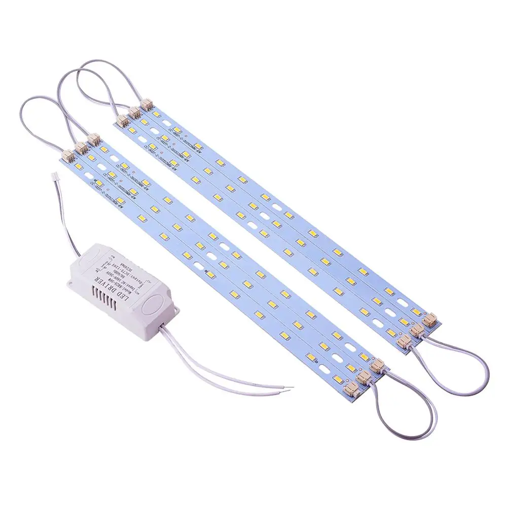 

1Pcs 5730 SMD LED Panel Aluminum Board Ceiling Light 36W/24W/32W/30W/12W Warm White 3000K Length 31cm/40cm/52cm