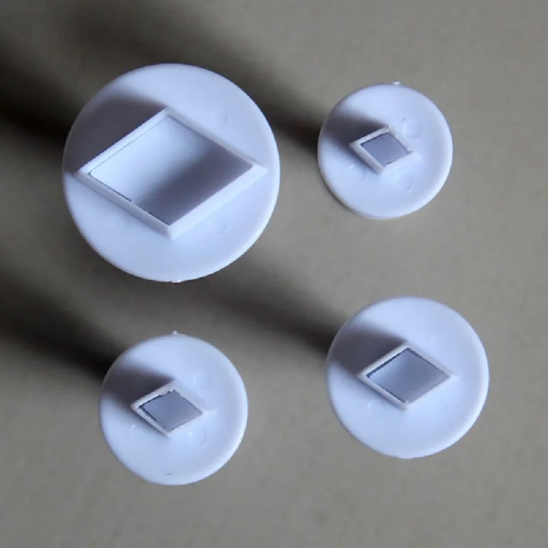 

Free Shipping Plastic Mini Diamonds Plunger Cookie Cutter Set Cake Fondant Molds